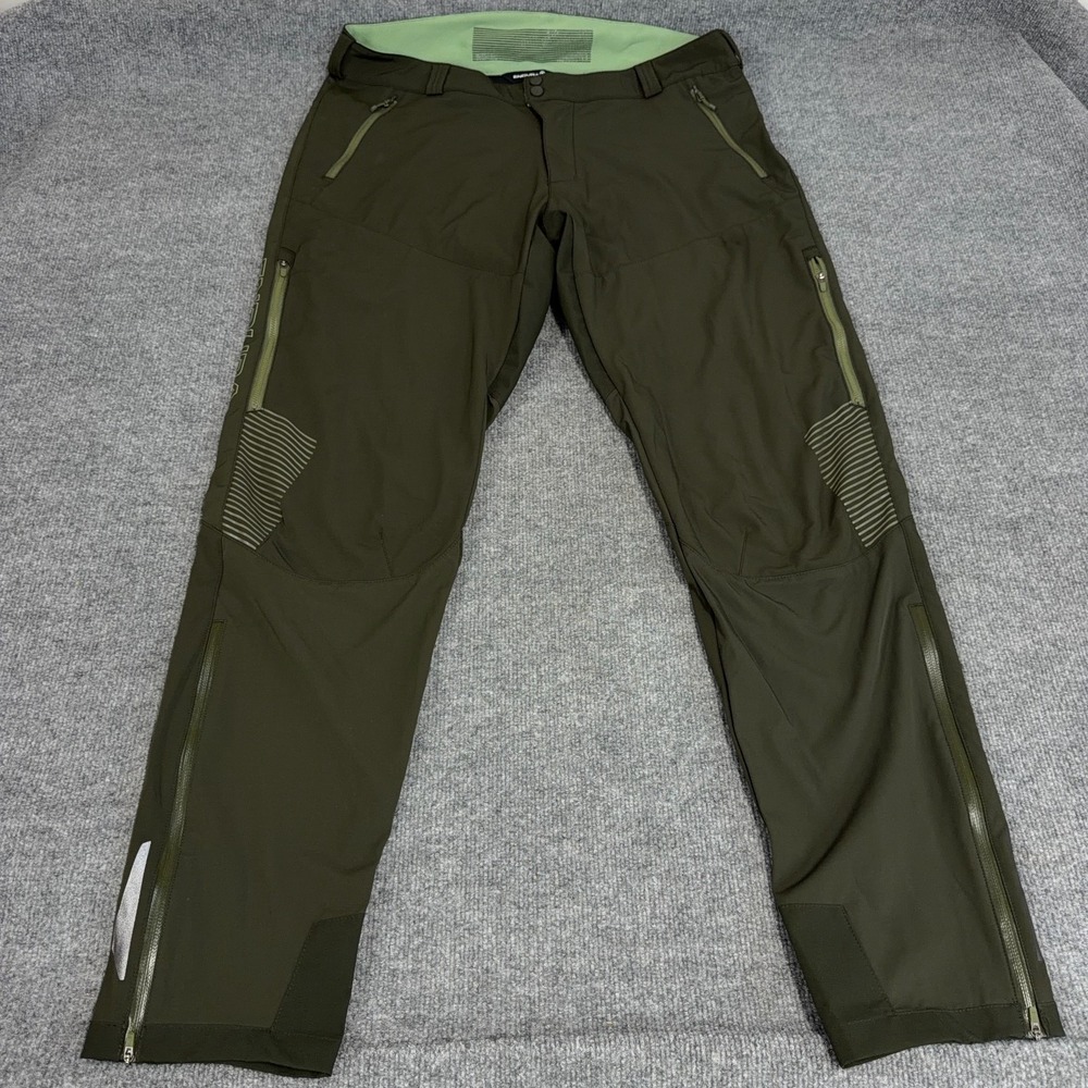 Endura MT500 Spray Trouser Mens 2XL Green Mountain Bike MTB Pants *READ*